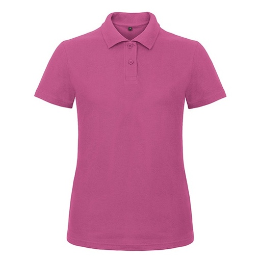Damska koszulka polo slim BCPWI11 - Fuchsia