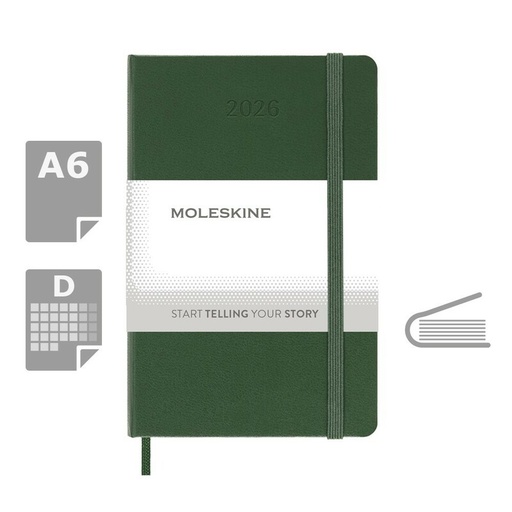 Kalendarz MOLESKINE VM292-25/2027 - khaki