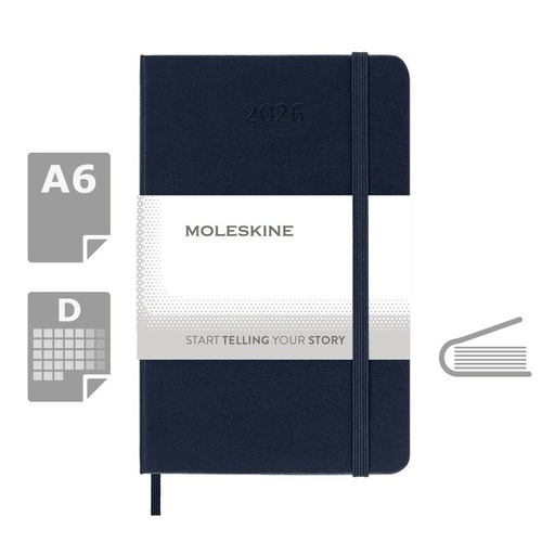 Kalendarz MOLESKINE VM292-27/2027 - ciemnoniebieski