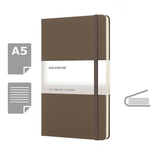 MOLESKINE Notatnik ok. A5 VM301-16 - brazowy