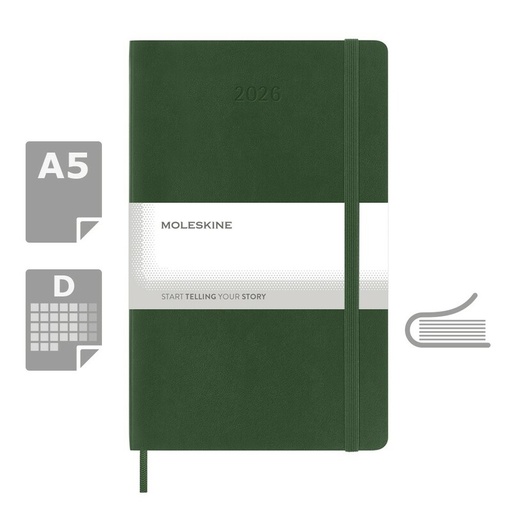Kalendarz MOLESKINE VM393-25/2027 - khaki