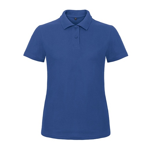 Damska koszulka polo slim BCPWI11 - Royal Blue