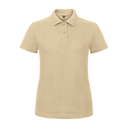 Damska koszulka polo slim BCPWI11 - Sand