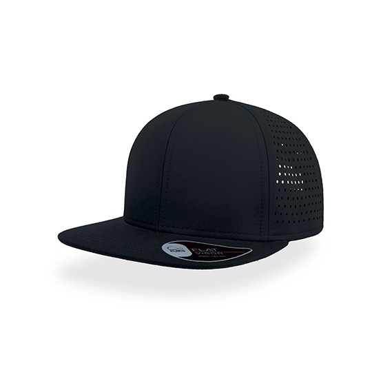 Czapka snapback z płaskim daszkiem - Black