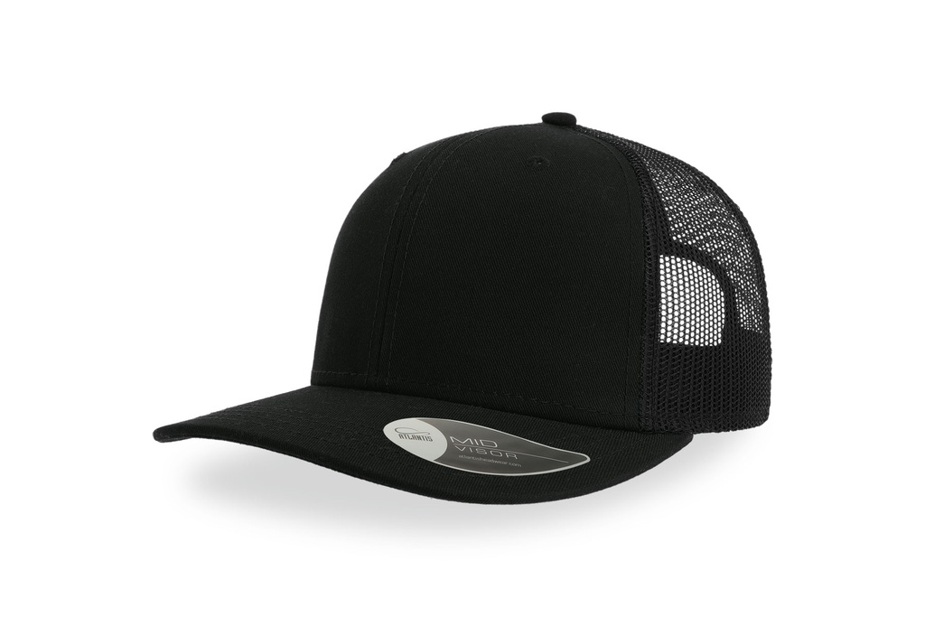 Czapka 6‑panelowa Snapback - Black