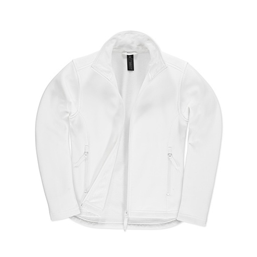 Kurtka Damska Slim Softshell Wodoodporna BCJWI63 - White & White