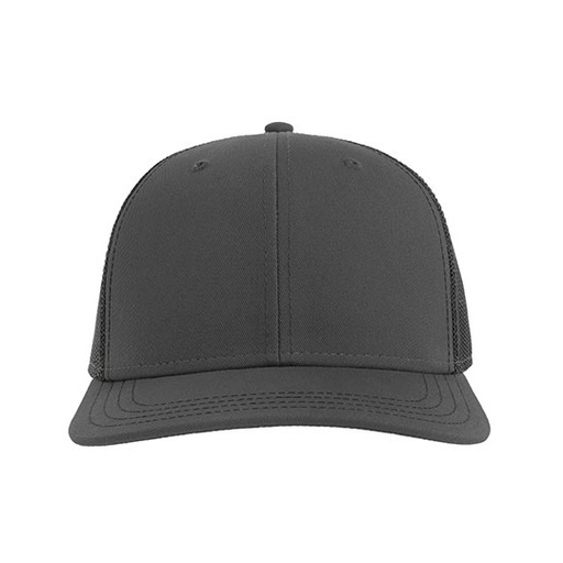 Czapka z daszkiem 6-panelowa AT683 - Dark Grey & Black