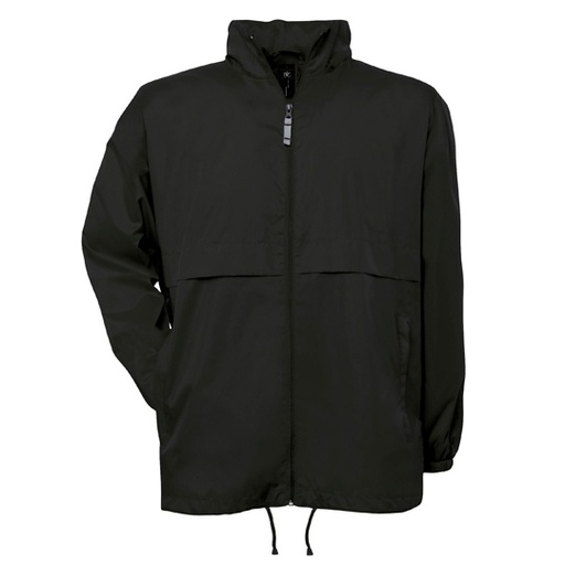 Kurtka unisex składana z kapturem BCJU801 - Black