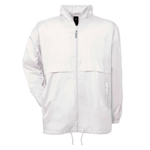 Kurtka Unisex Klasyczna Składana Wodoodporna BCJU801 - White