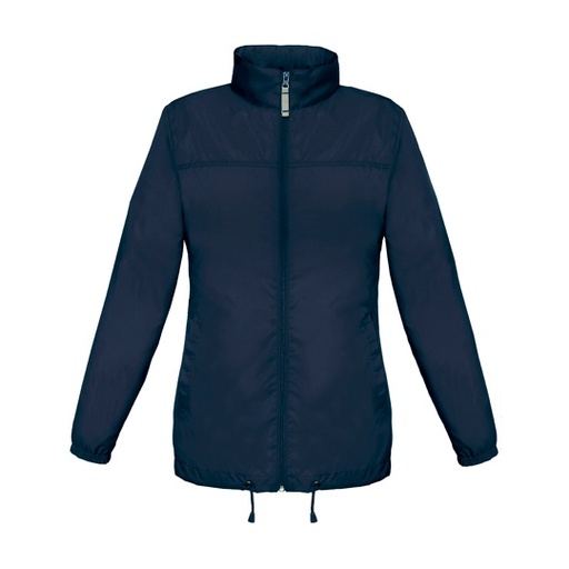 Damska kurtka wiatrówka slim BCJW902 - Navy