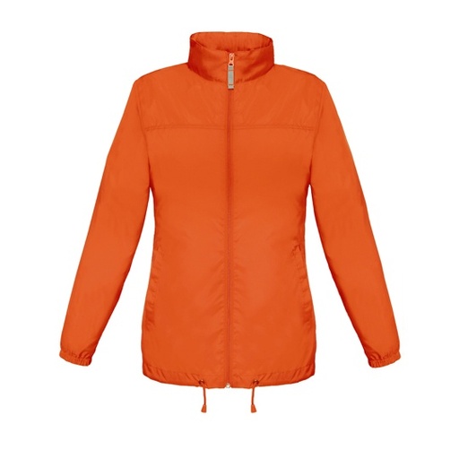 Damska kurtka wiatrówka slim BCJW902 - Orange