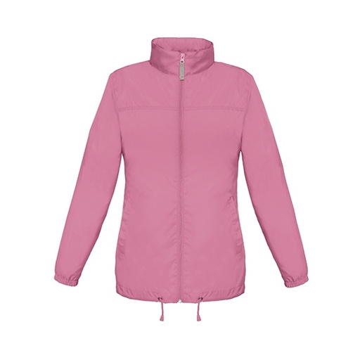 Kurtka Damska Taliowana Wodoodporna Nylon BCJW902 - Pixel Pink