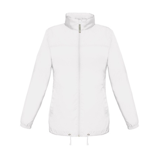 Kurtka Damska Taliowana Wodoodporna Nylon BCJW902 - White