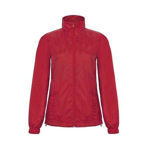 Kurtka Damska Slim Wiatroodporna Wodoodporna BCJWI61 - Red