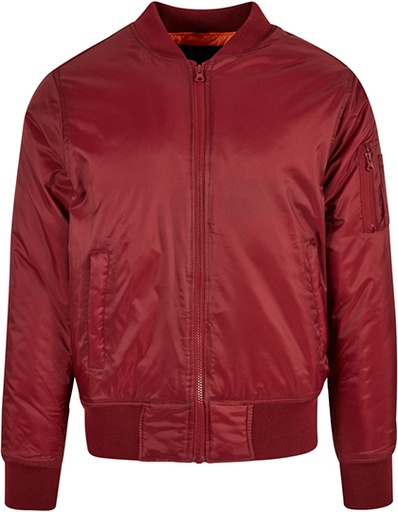 Kurtka bomber BY030 - Burgundy