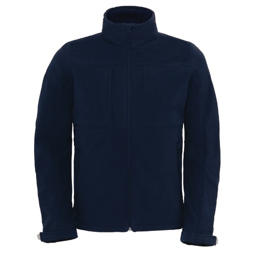 Męska kurtka softshell z kapturem BCJM950 - Navy