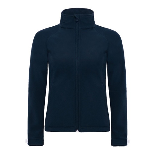 Kurtka Softshell Damska Taliowana Wodoodporna BCJW937 - Navy