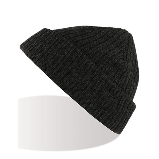 Czapka beanie docker AT796 - Black Melange