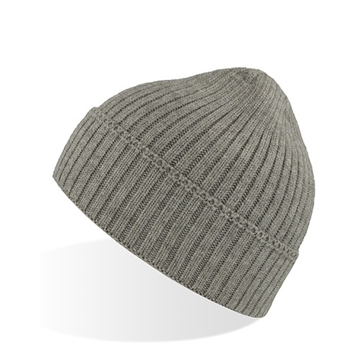 Czapka beanie AT802 - Grey Melange
