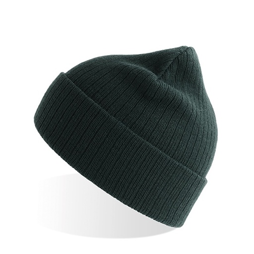 Czapka dwuwarstwowa prążkowana AT804 - Bottle Green