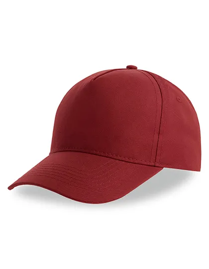 Czapka 5-panelowa Bejsbolowa Poliester z Recyklingu AT112 - Burgundy