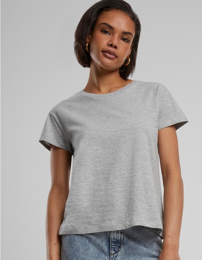 Koszulka Damska Boxy Bawelniana BY052 - Heather Grey