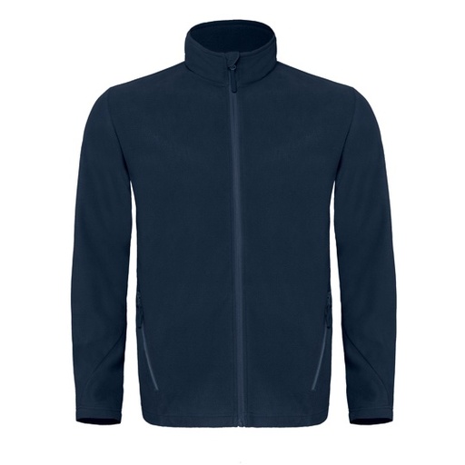 Bluza Męska Klasyczna Polarowa Oddychająca BCFM717 - Navy