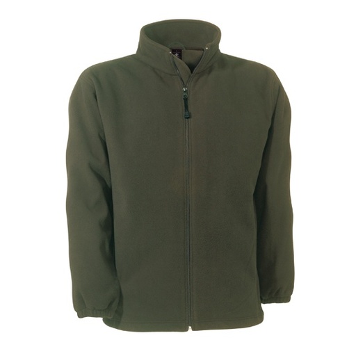 Bluza Dopasowana Unisex Mikropolar Wiatroszczelna Oddychajaca BCFU749 - Olive