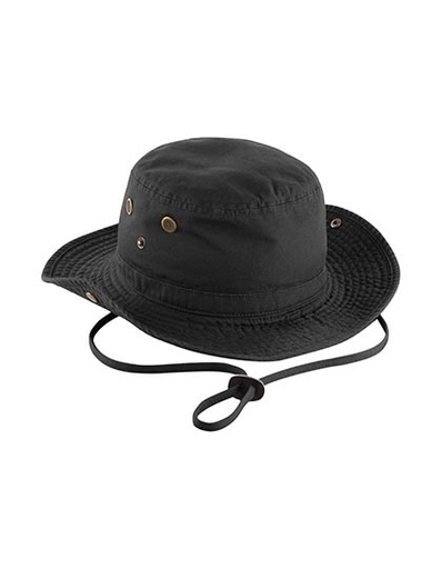 Kapelusz Outback Bawełniany Ochrona UV CB789 - Black
