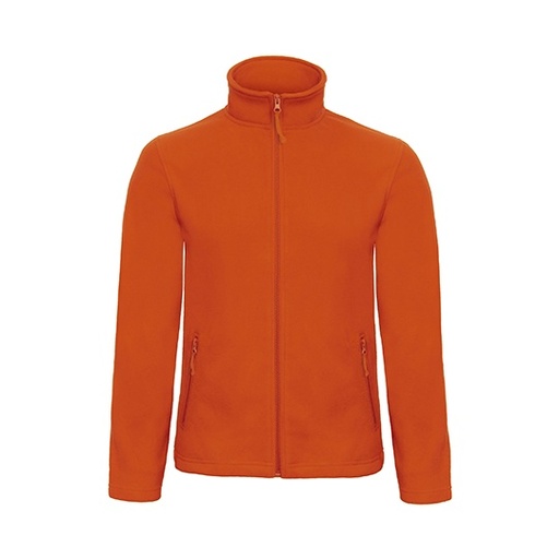 Bluza z Mikropolaru z Zamkiem BCFUI50 - Pumpkin Orange