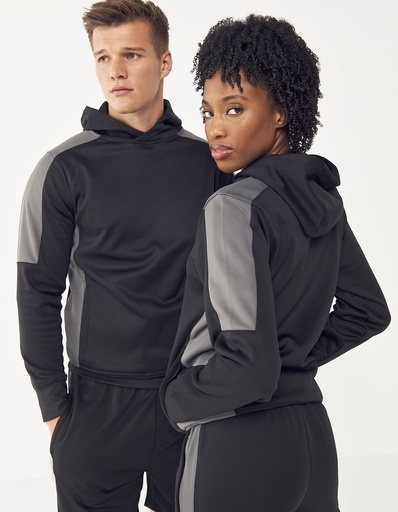 Bluza Unisex Poliester Szczotkowany Polar FH341 - Black & Emerald