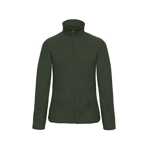 Bluza Damska Taliowana Mikropolarowa BCFWI51 - Forest Green