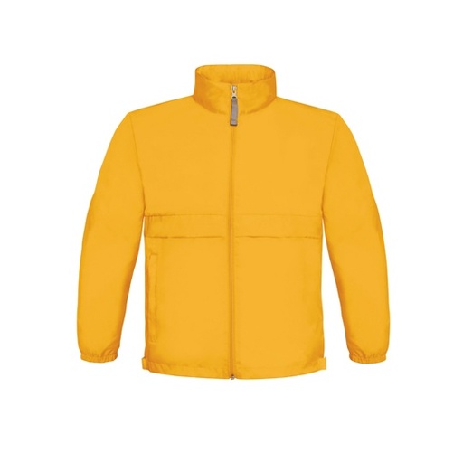 Kurtka dziecięca składana z kapturem BCJK950 - Gold
