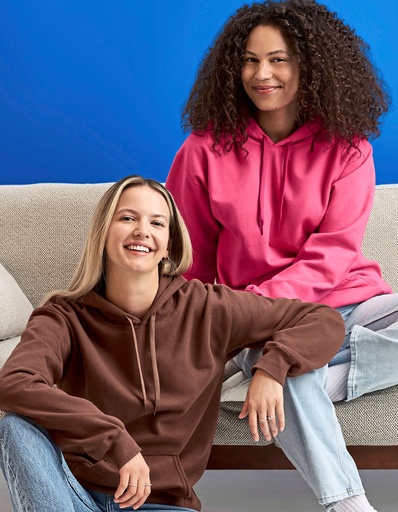 Bluza Klasyczna Bawelniana Szczotkowana Unisex GSF500 - Brown Savana