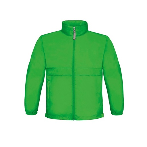 Kurtka dziecieca skladana z kapturem BCJK950 - Real Green