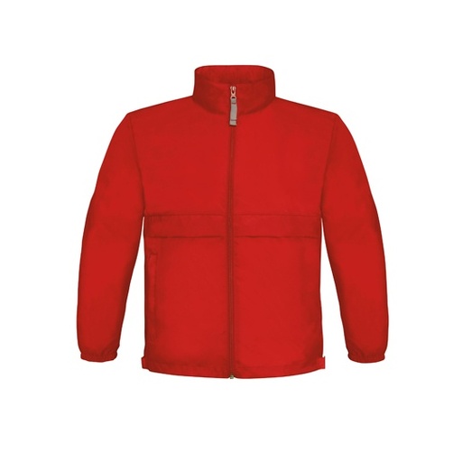 Kurtka dziecięca składana z kapturem BCJK950 - Red