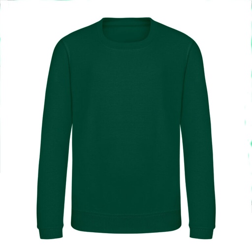 Bluza Dziecięca Bawełniana Czesana JH030K - Rainforest Green