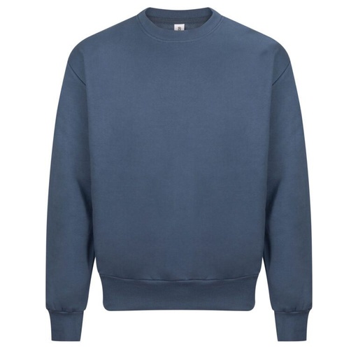 Bluza Oversize Gruba Bawełniana JH123 - Airforce Blue