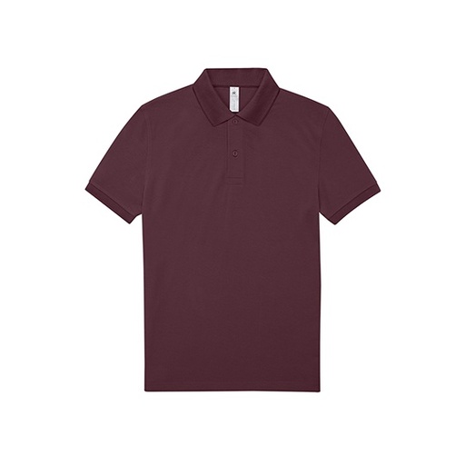 Koszulka Polo Klasyczna Bawelna Ring-Spun BCPU424 - Burgundy