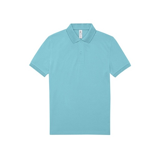 Koszulka polo klasyczna z krótkim rękawem BCPU424 - Meta Turquoise