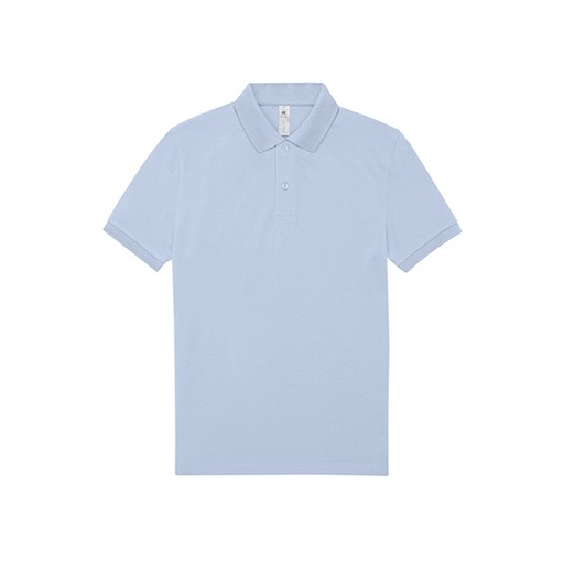 Koszulka Polo Klasyczna Bawełna Ring-Spun BCPU424 - Blush Blue