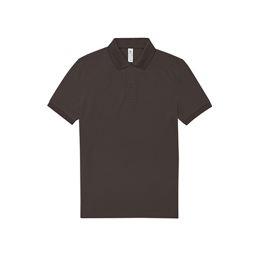 Koszulka Polo Meska Klasyczna Bawelniana BCPU426 - Roasted Coffee