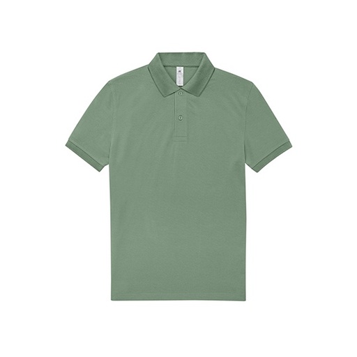 Koszulka Polo Męska Klasyczna Bawełniana BCPU426 - Amalfi Green