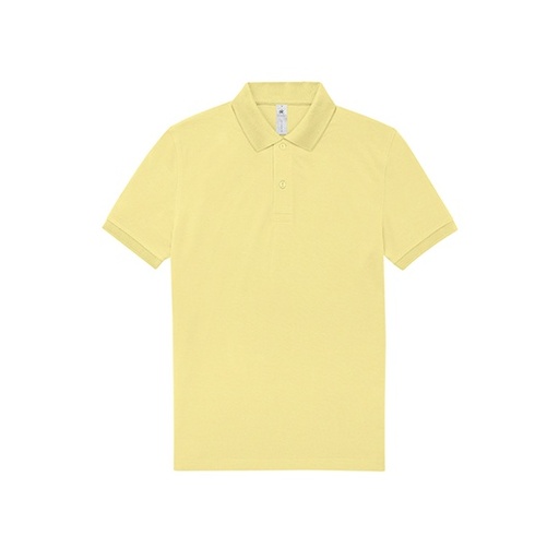 Koszulka Polo Męska Klasyczna Bawełniana BCPU426 - Amalfi Yellow