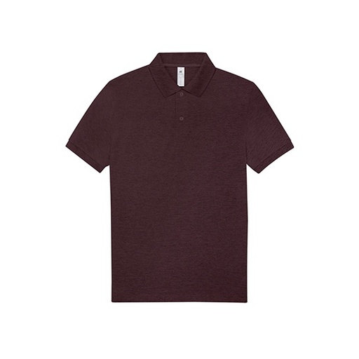 Koszulka Polo Meska Klasyczna Bawelniana BCPU426 - Heather Burgundy