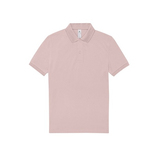 Koszulka Polo Meska Klasyczna Bawelniana BCPU426 - Blush Pink