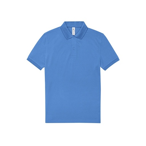 Koszulka Polo Męska Klasyczna Bawełniana BCPU426 - Lake Blue
