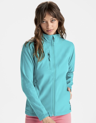 Softshell Damski Slim Wiatroodporny Wodoodporny RY6437 - Dark Sand 219