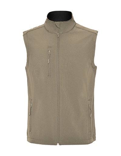 Kamizelka Softshell Wiatroszczelna Wodoodporna RY6438 - Dark Sand 219