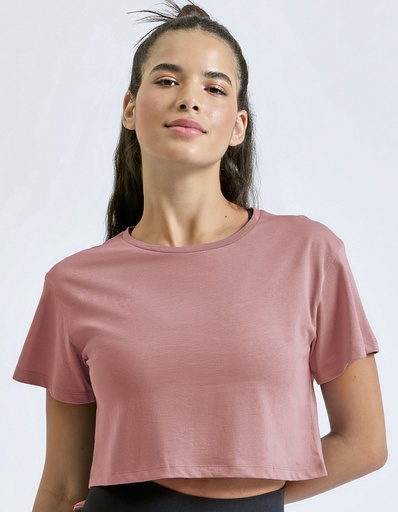 Top Damski Krótki Bawełniany TR019 - Teal